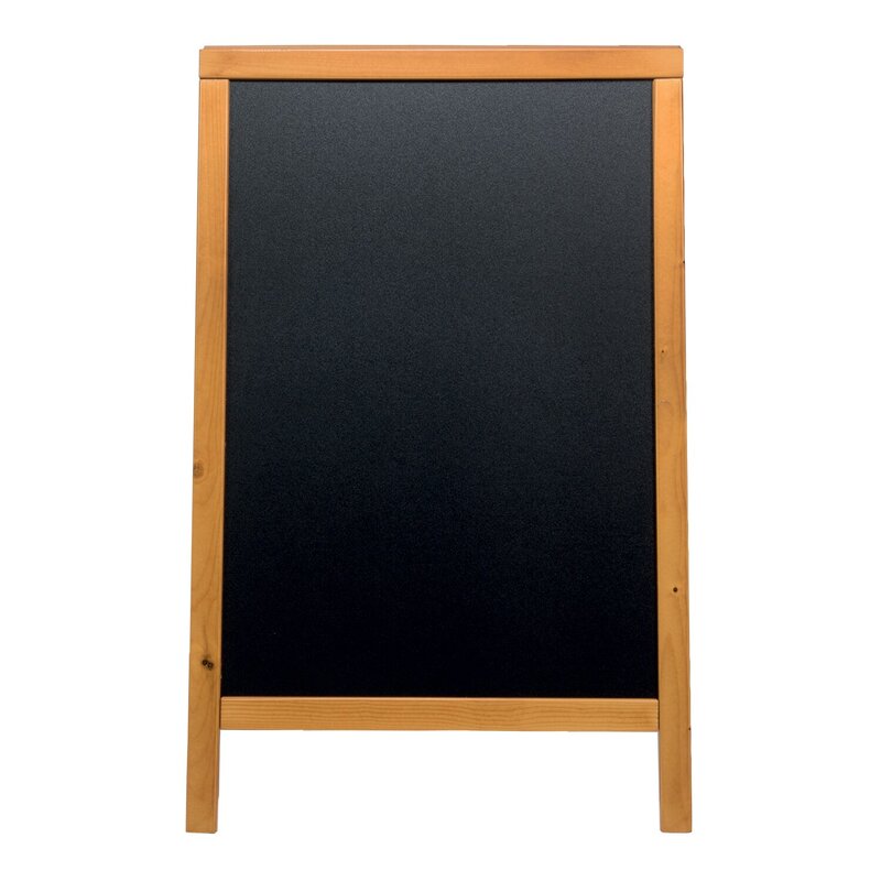 A-tabla za pisanje kredom METRO PROFESSIONAL, crna, 125 x 69 x 56,3 cm - pogled 4