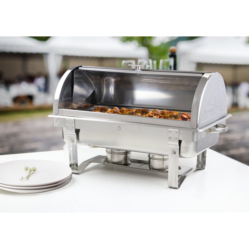 Posuda za održavanje toplote hrane (9L, GN 1/1) Rolltop Chafing Dish ESBD-100L M-Pro - pogled 4