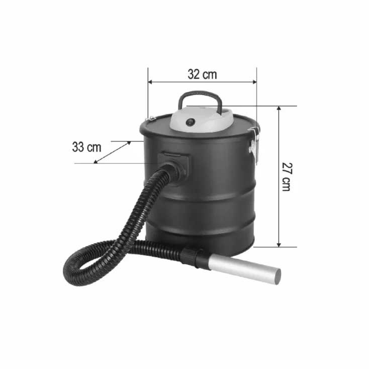 Usisivač za pepeo sa funkcijom izduvavanja Home FHP810 800 W, 15L - pogled 4