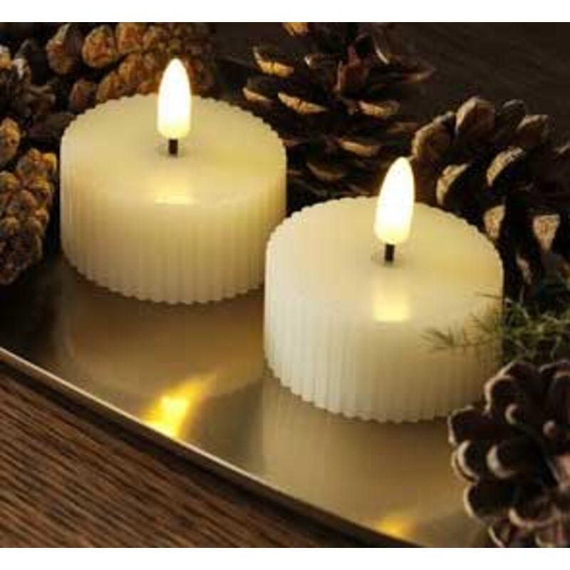 Dve male LED sveće na baterije 6xV3cm 2kom. - pogled 4