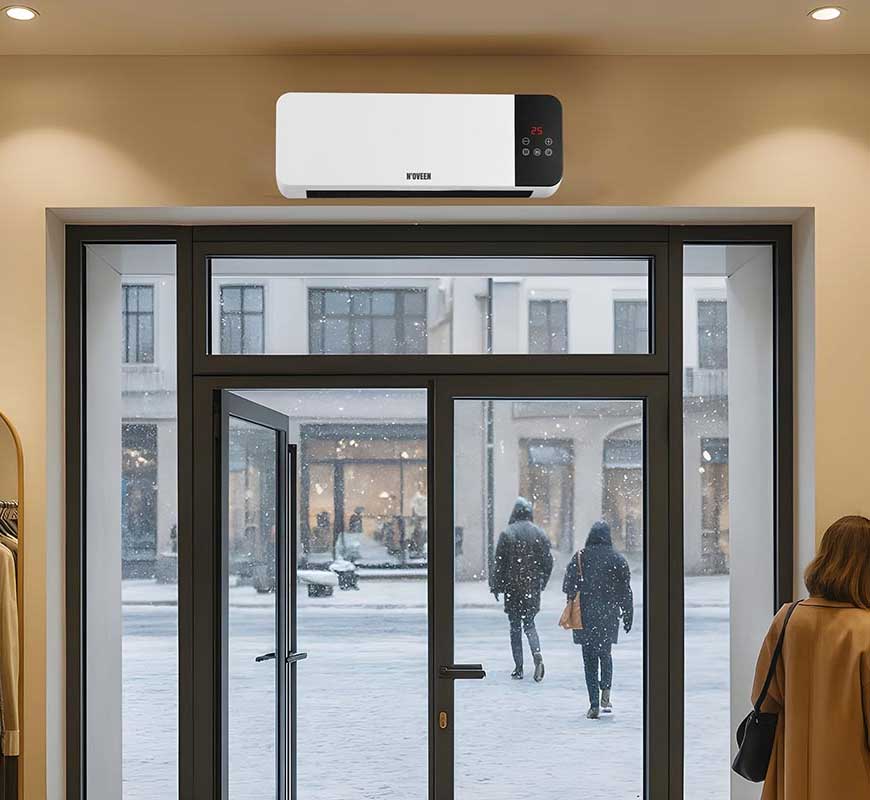 Zidna grejalica Noveen HC1200 LED 2000W Sa ventilatorom - pogled 4