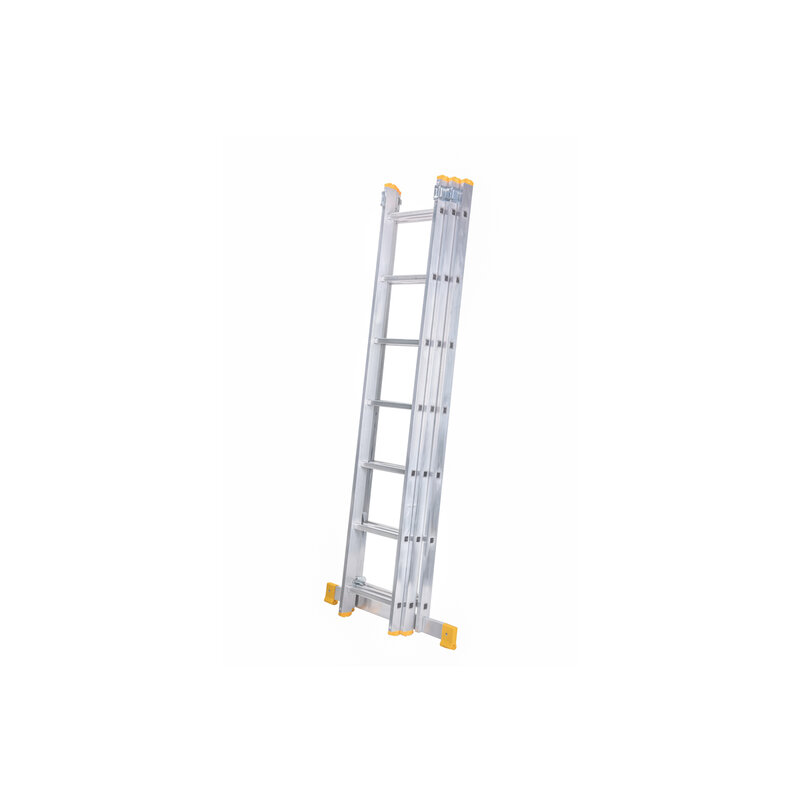 Aluminijumske trodelne merdevine Bomber 3 x 7 - pogled 4