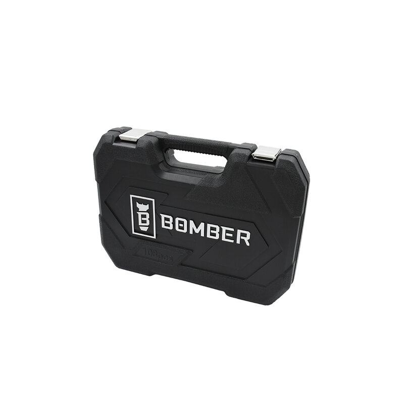 Set gedora i nasadnih ključeva 108 komada 1/2 i 1/4 Bomber - pogled 4