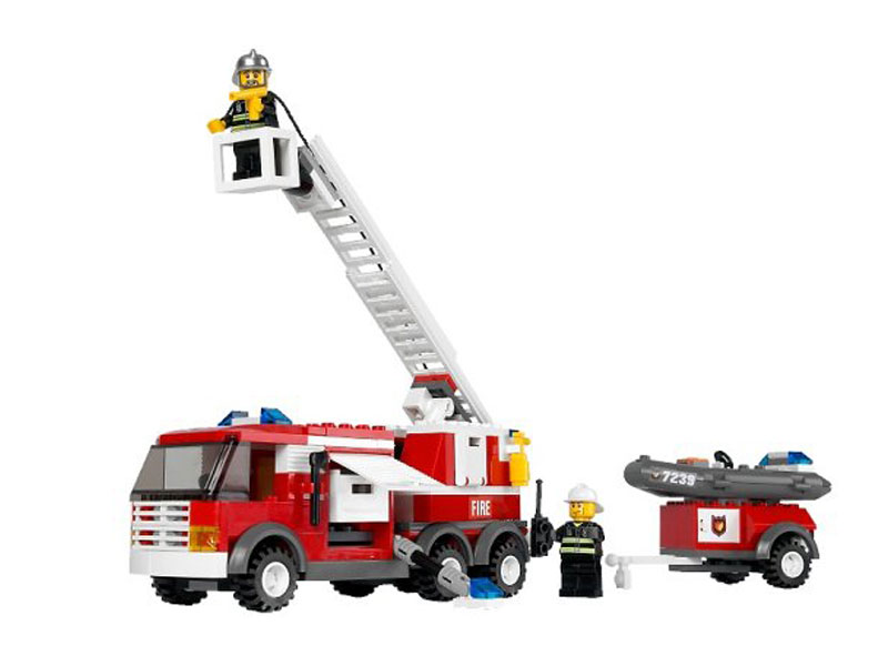 LEGO® City Vatrogasni Kamion Sa Prikolicom LE7239 - pogled 4