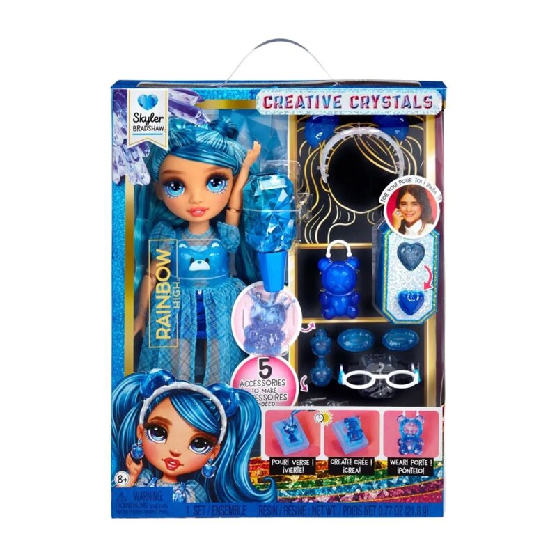 Rainbow High Creative Crystals - Set Lutka sa Kristalnim Dodacima - pogled 4