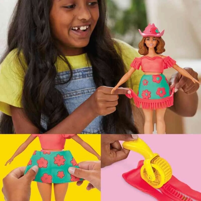 Play-Doh Barbie Florals & Fringe set za modeliranje - pogled 4