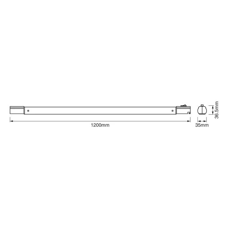 Linearna LED lampa OSRAM TubeKIT 19W 4000K 120cm Sa prekidačem - pogled 4