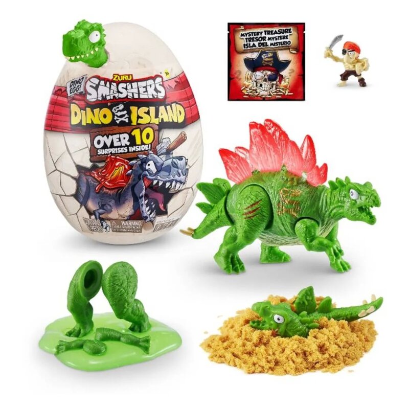 Smashers S5 Dino Island Mini Jaje – Dino Figura za Decu - pogled 4