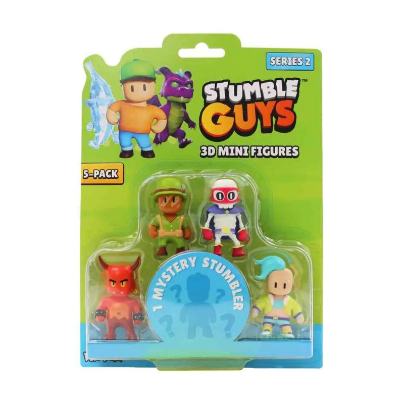 Stumble Guys Mini Akcione Figure – Pakovanje od 5 Figurica - pogled 4