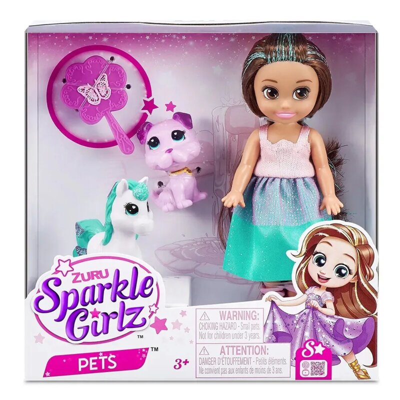 Sparkle Girlz Lutkica sa Ljubimcem Jednorogom i Setom za Frizuru - pogled 4