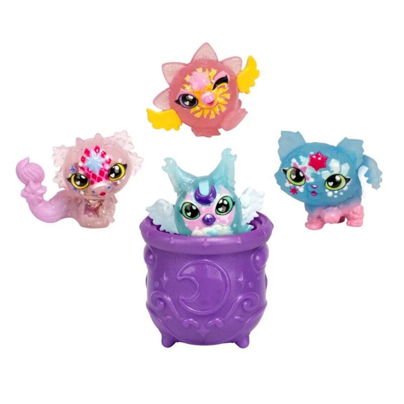 Magic Mixies Minis S1 – set 4 kolekcionarske figurice sa loncem - pogled 4