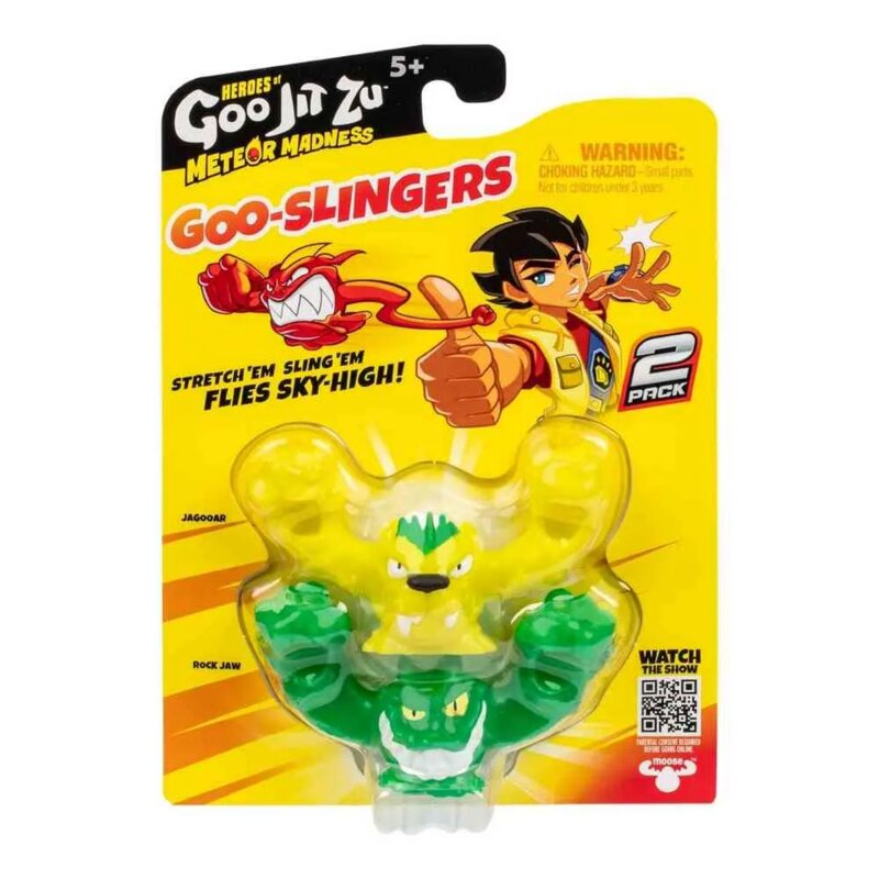 Goo Jit Zu Meteor Madness Goo Slingers akcione figure, pakovanje 2 komada - pogled 4