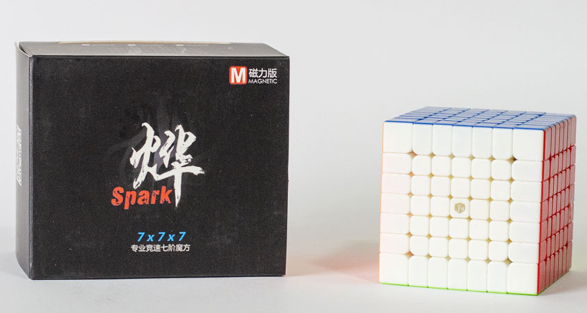 Rubikova kocka QiYi Spark M 7x7 Stickerless - pogled 4