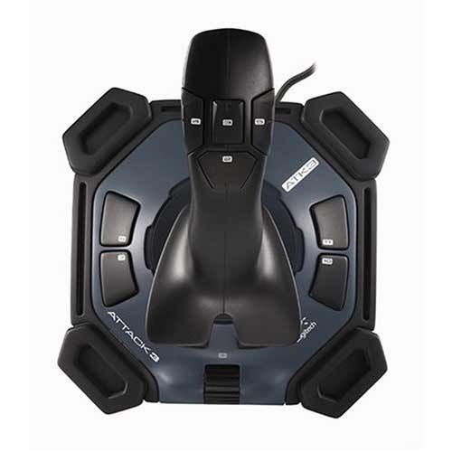 Logitech® Attack™ 3 - džojstik - pogled 4