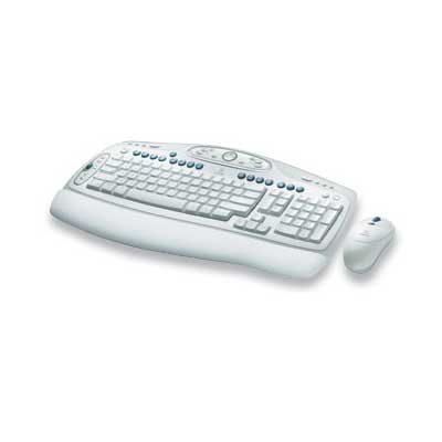Logitech Codless Desktop LX 501 - 2 u 1 - bežična tastatura i miš - pogled 4