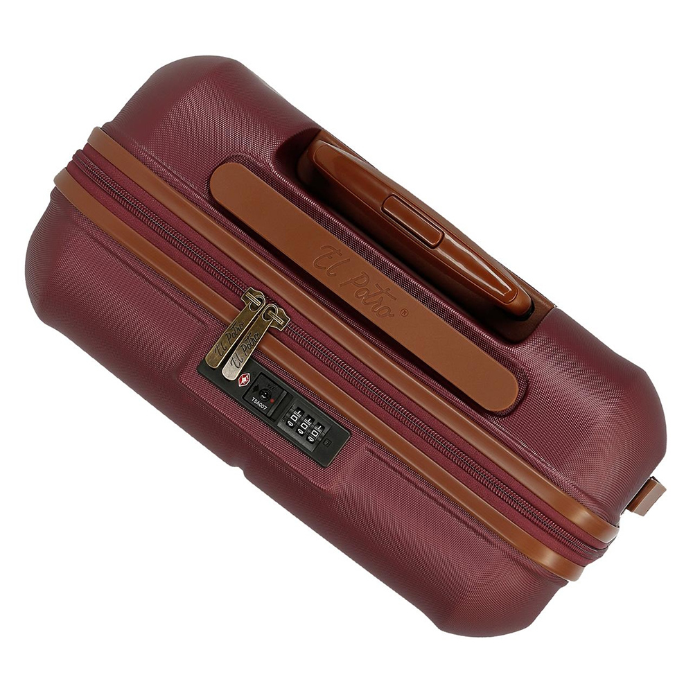 Premium kabinski kofer 55cm El Potro Ocuri bordeaux 51287 - pogled 4