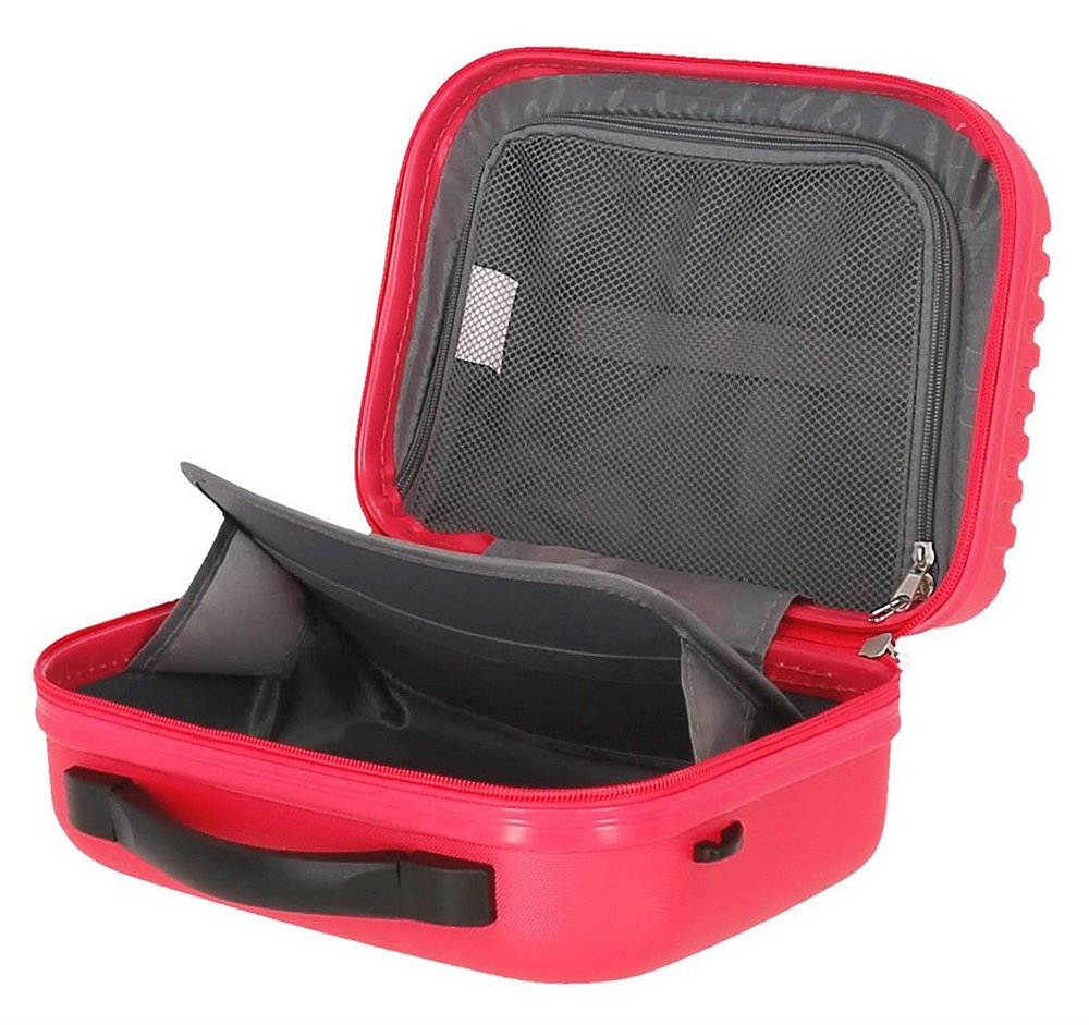 Tvrdi neseser za šminku Roll Road India pink 50839 - pogled 4