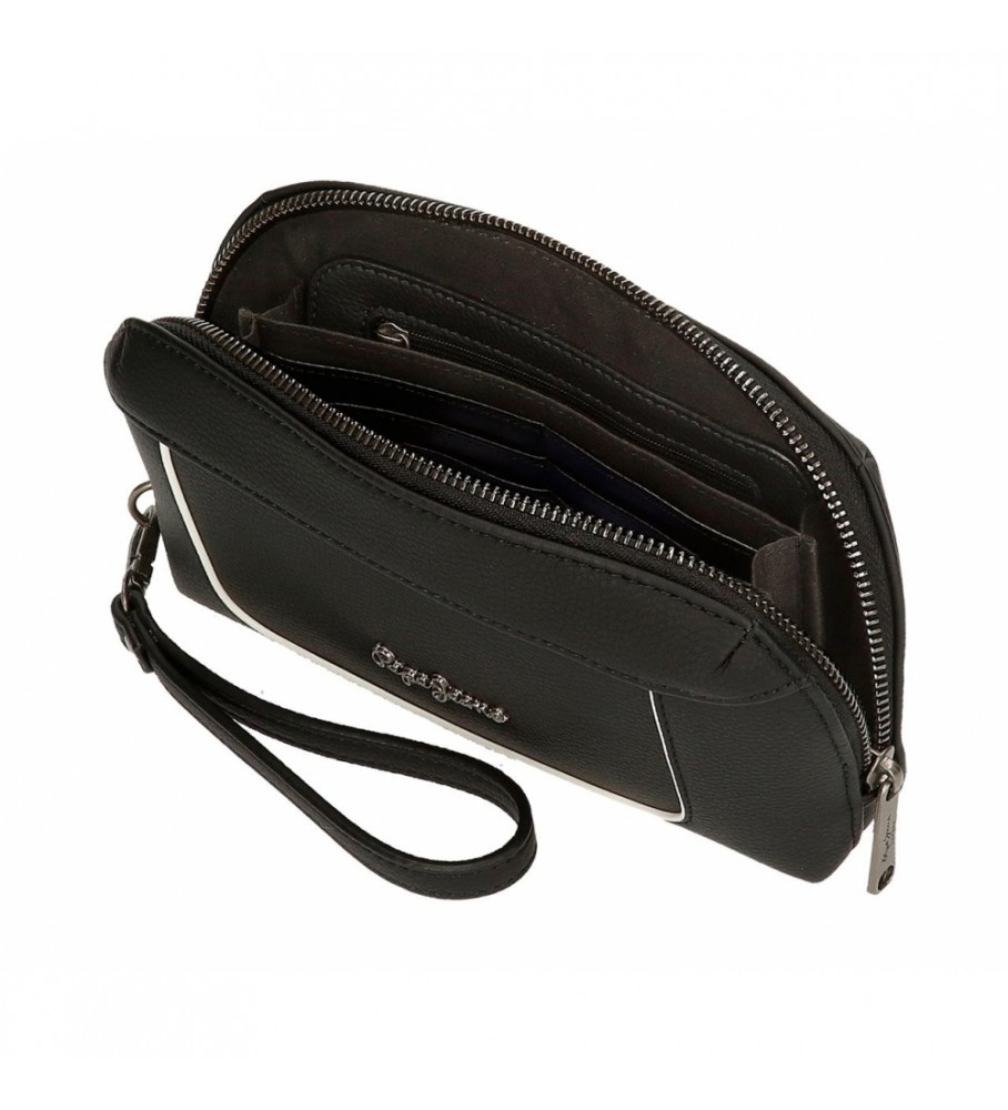 Pepe Jeans Novčanik torbica Jeny black 70141 - pogled 4