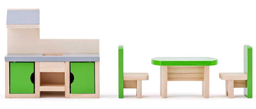 WOODY Kućica za lutke Vila Isabelle 91872 - pogled 4