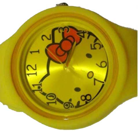 Hello Kitty Ručni časovnik 5708 silicone yellow - pogled 4
