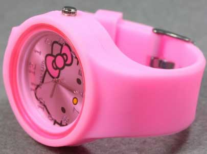 Hello Kitty Ručni časovnik 5708 silicone pink - pogled 4