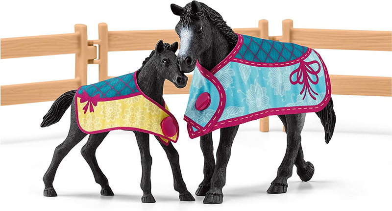 Schleich® Horse Club figure - Boks za konje sa konjima 42611 - pogled 4