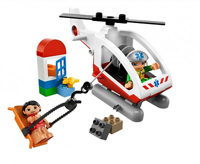 LEGO® DUPLO® Helikopter Hitne Pomoći LE5794    - pogled 4