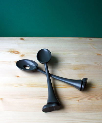 MonkeyBusiness Pribor za salatu Jumpin Jack  charcoal OT291 - pogled 4