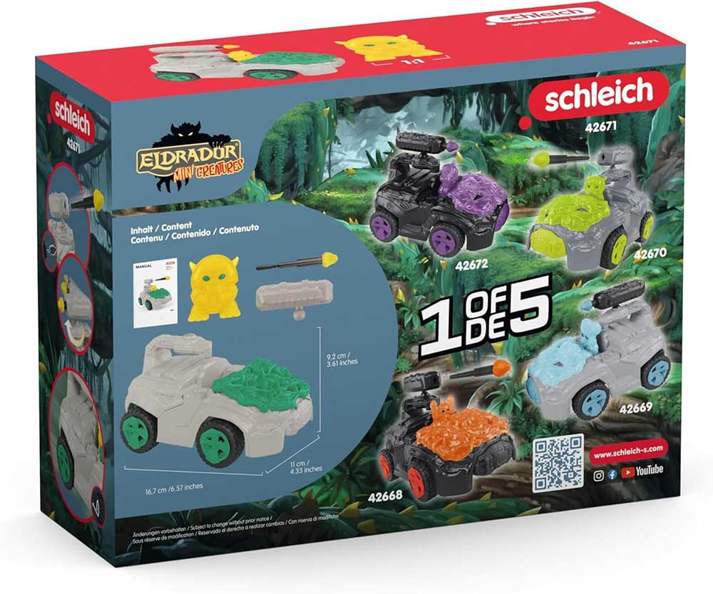 Schleich® Eldrador figurice - Crashmobile sa mini čudovištem Jungle 42671 - pogled 4