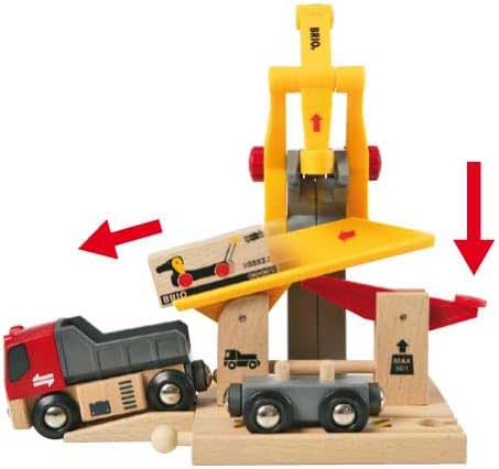 BRIO Igračka Teretna stanica sa dizalicom i kamionom 33280 - pogled 4