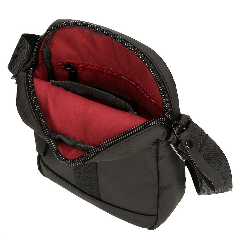 Torbica za muškarce 22cm Pepe Jeans Hoxton black 73454 - pogled 4