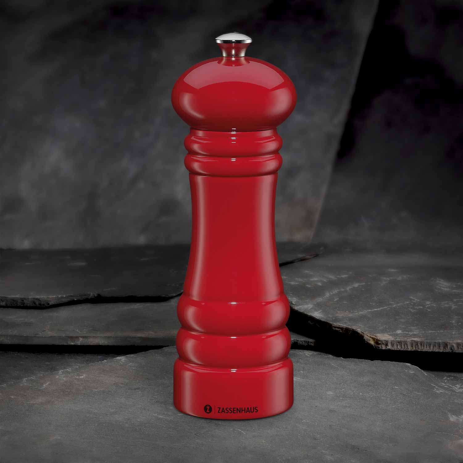 ZASSENHAUS Mlin za biber, so i druge začine Berlin crveni sjaj 18cm - pogled 4
