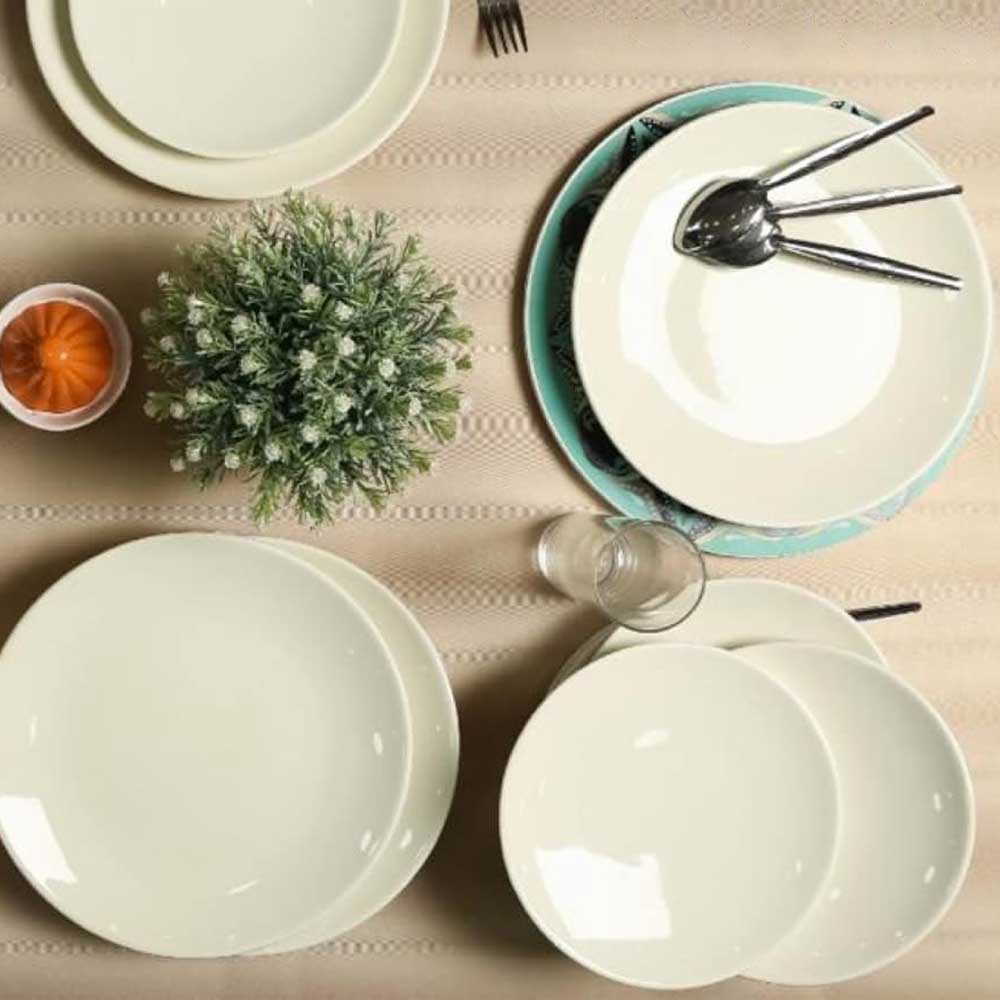 Keramički servis za ručavanje Kutahya Harlek sivi 18 delova - pogled 4