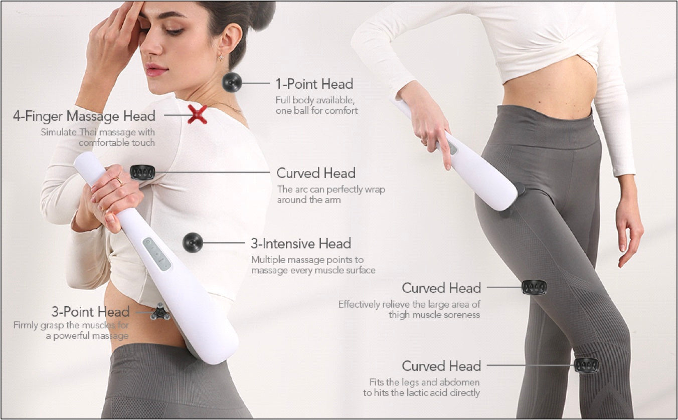 Bežični masažer za celo telo Naipo XF-5120 - pogled 4