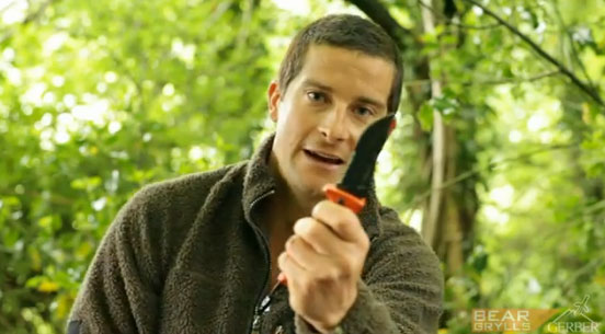 Bear Grylls Survival Sheat Knife nož Gerber  - pogled 4
