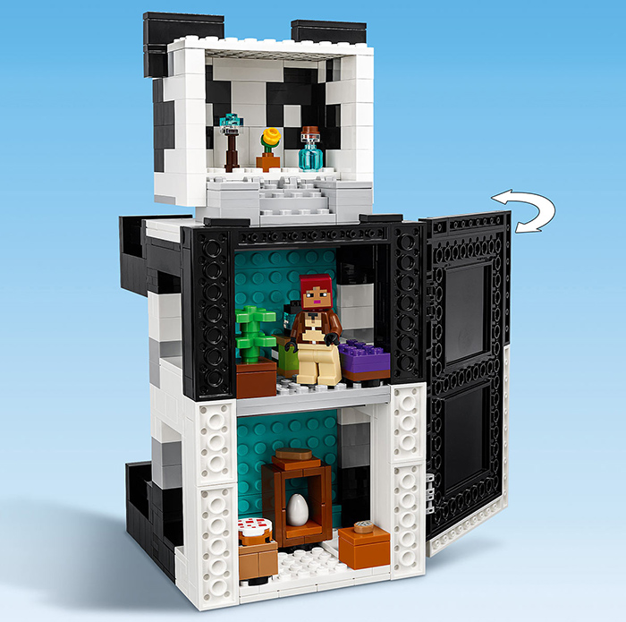 LEGO® Minecraft® Kocke Panda utočište 21245 - pogled 4