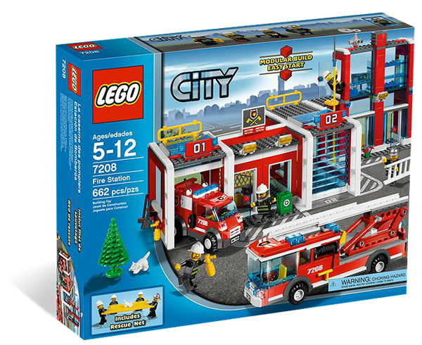 LEGO® City Vatrogasna Stanica LE7208 - pogled 4