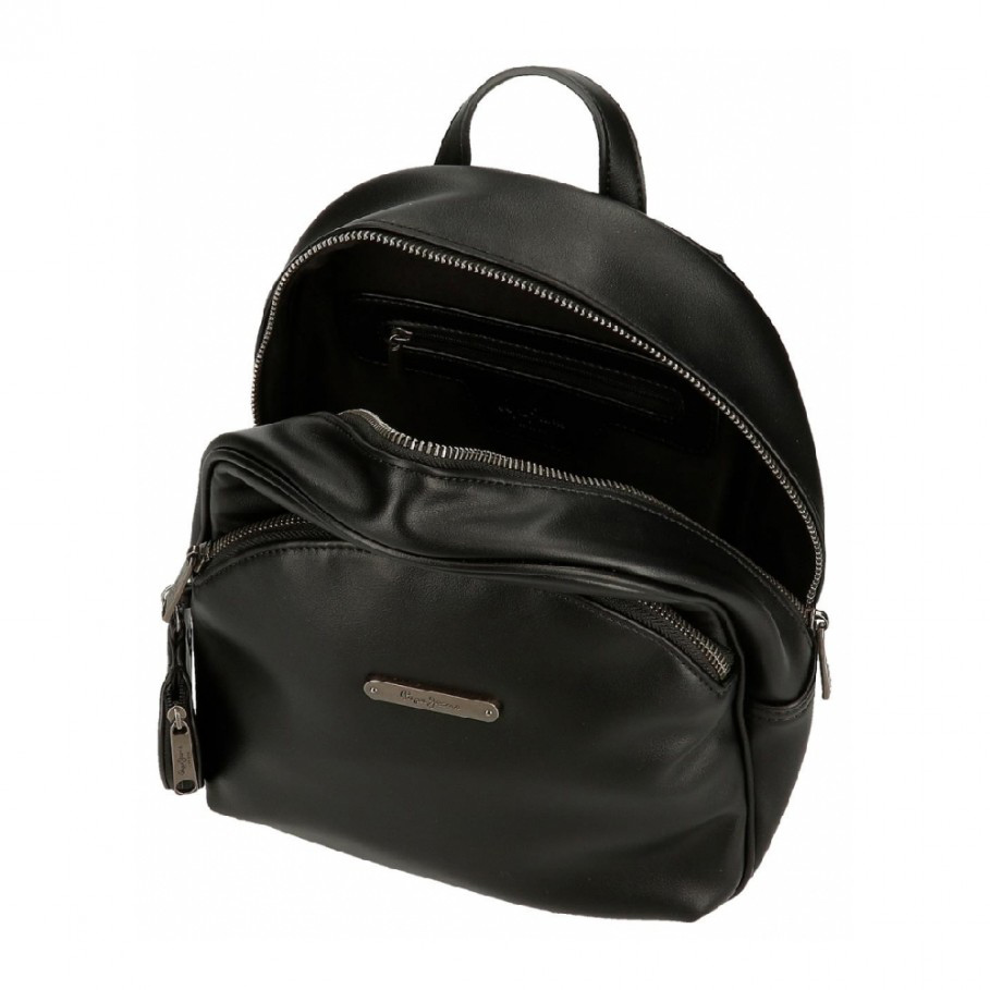 Modni ranac 27cm Pepe Jeans Salma black 70622 - pogled 4