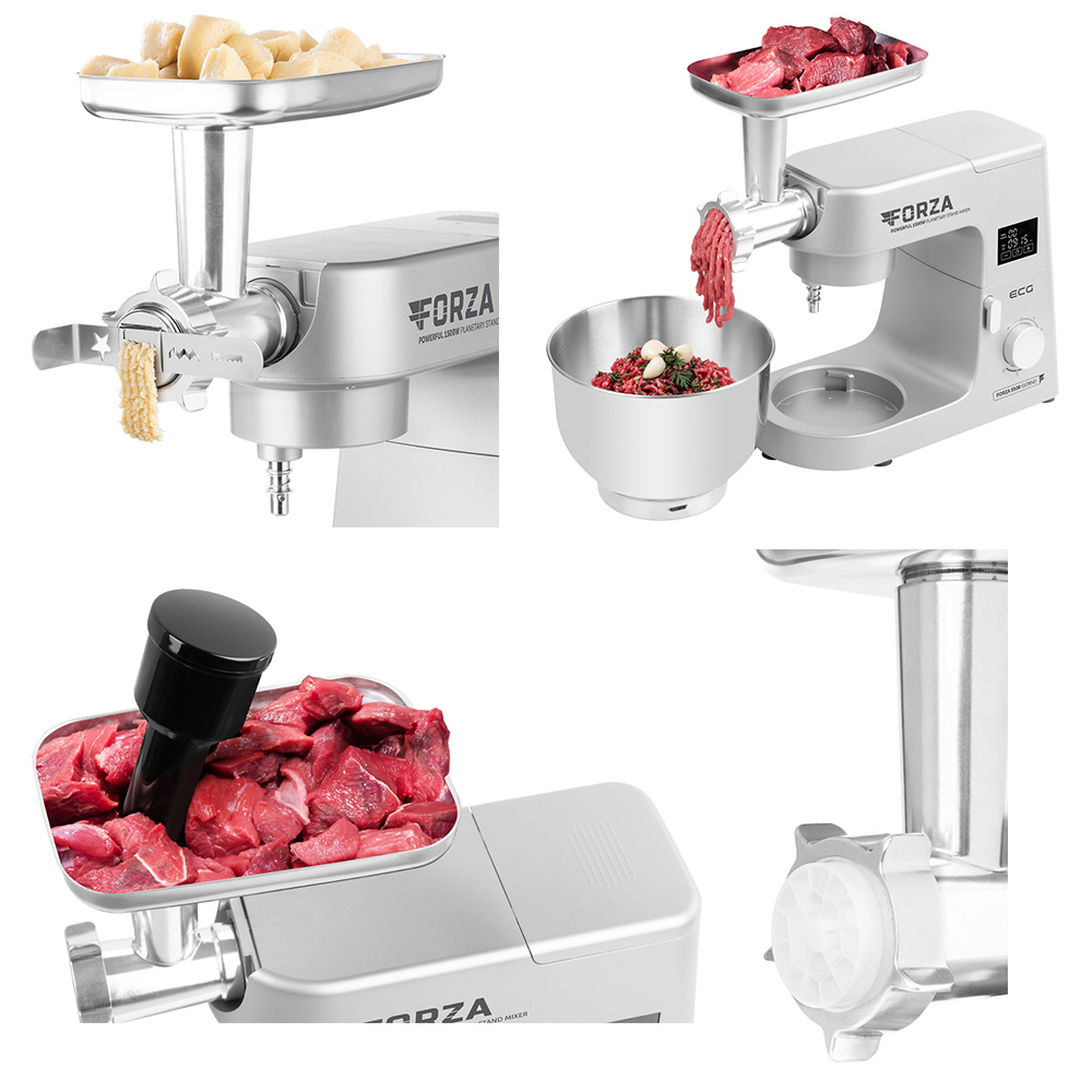 Kuhinjski robot multipraktik ECG FORZA 5500 Giorno Argento  - pogled 4