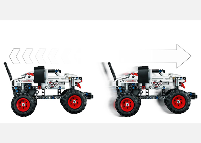 LEGO® Technic™ Kocke Vozilo Monster Jam™ Monster Mutt™ Dalmatian 42150 - pogled 4