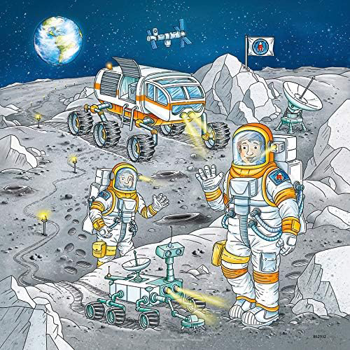 Ravensburger Puzle 3x49 Svemirska misija 05088 - pogled 4