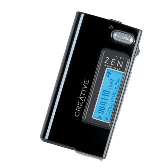 Creative Zen Nano Plus - 1 GB - Black - pogled 4