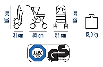 Chicco kolica za blizance CT 0.5 - 60476.20 - pogled 4