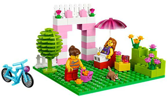 LEGO® Bricks and More Kocke - Ružičasto koferče sa kockama LE10660 - pogled 4