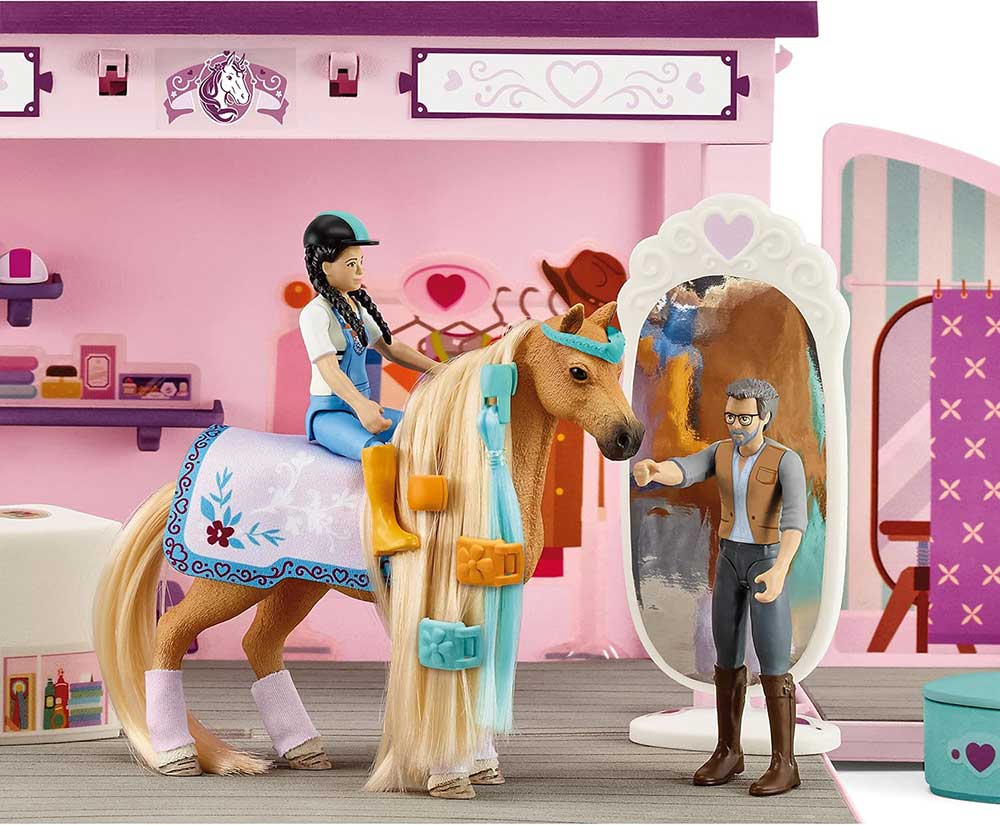 Schleich® Horse Club figure - Konji za ulepšavanje - Butik za konje 42587 - pogled 4