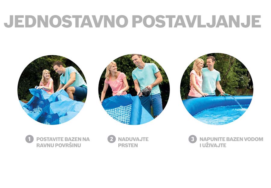 Intex Bazen Sa Prstenom 244 x 76 cm - pogled 4