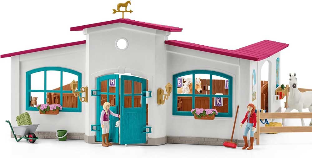 Schleich® Horse Club Figure Arena za jahanje sa konjima Peppertree 42639 - pogled 4