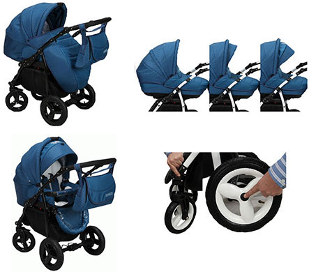 Aneco Duo Kolica Venezia Brown - pogled 4