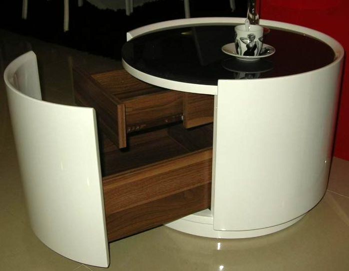 Miotto Soriano Noćni Ormarić ili Klub Sto Crni - pogled 4