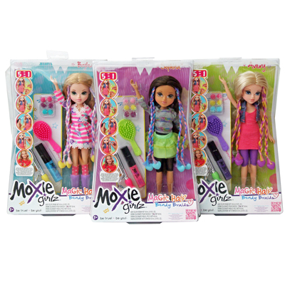 Moxie Girlz Lutka Magic hair bendy braids Bryten 111719 - pogled 4